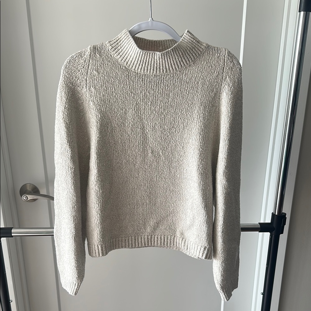 Old Navy Cream Cowl Neck Sweater Timeless Design